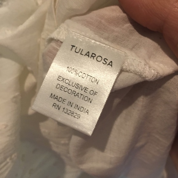 Stunning Tularosa 100% Cotton Lace Cami - Picture 7 of 7